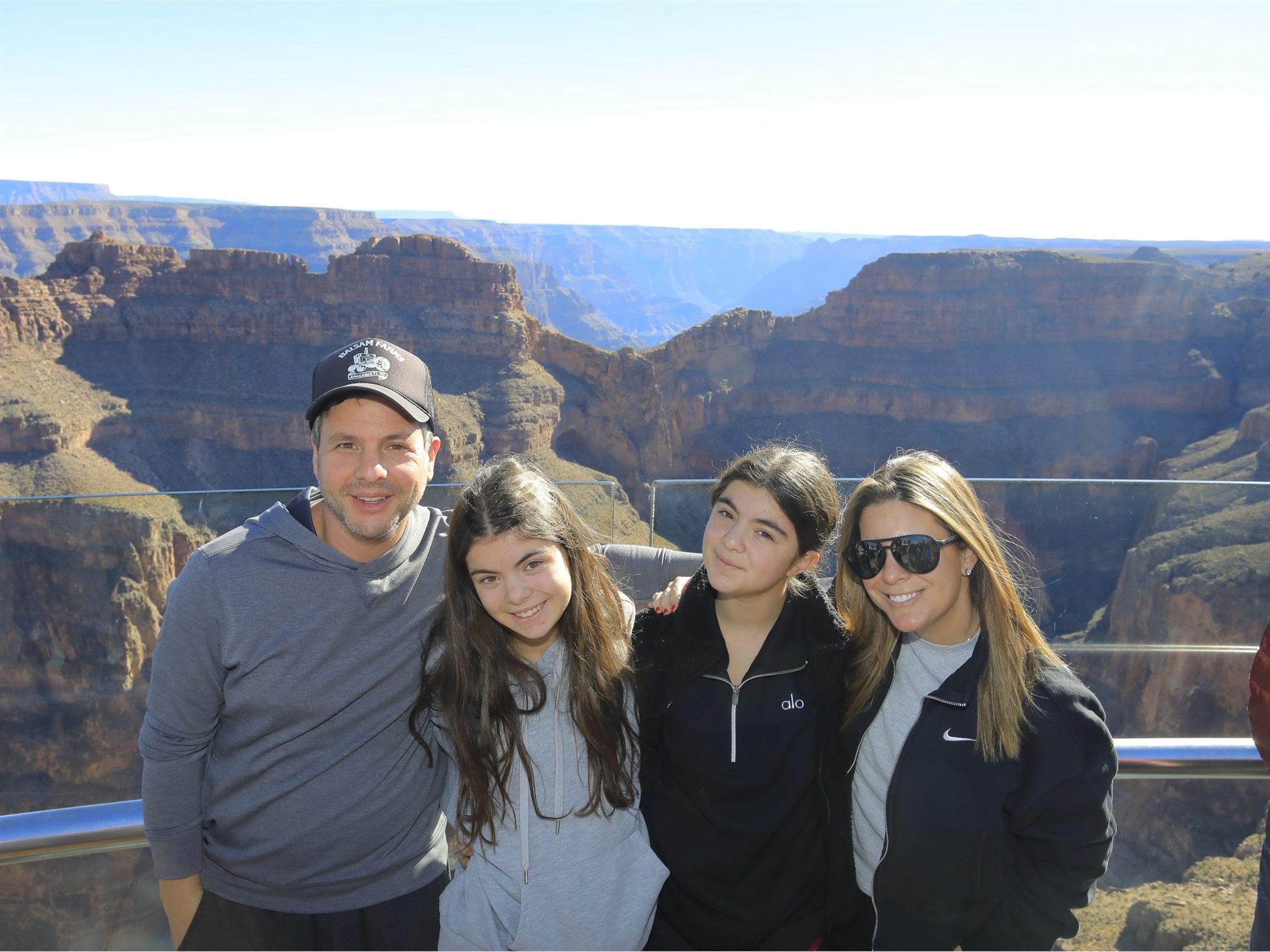Stacy Fleischman with her family at the Grand Canyon